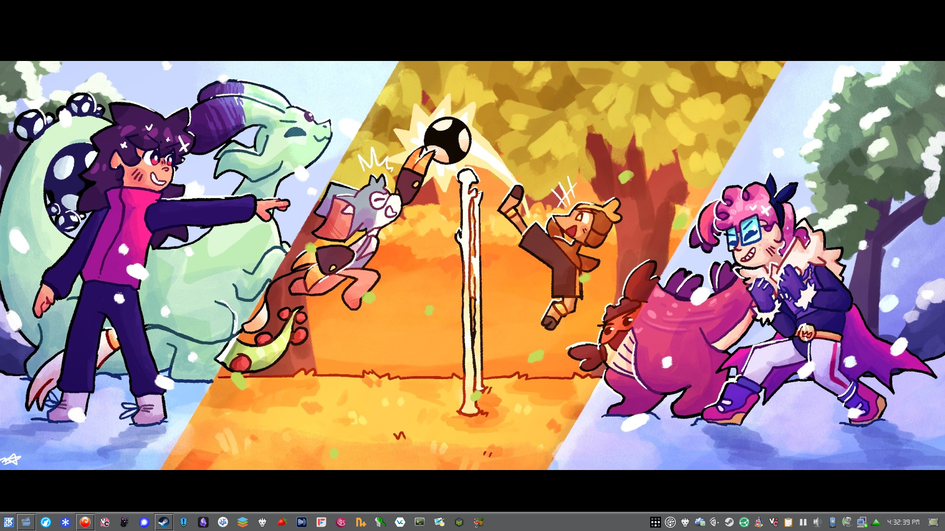 a customized kde desktop